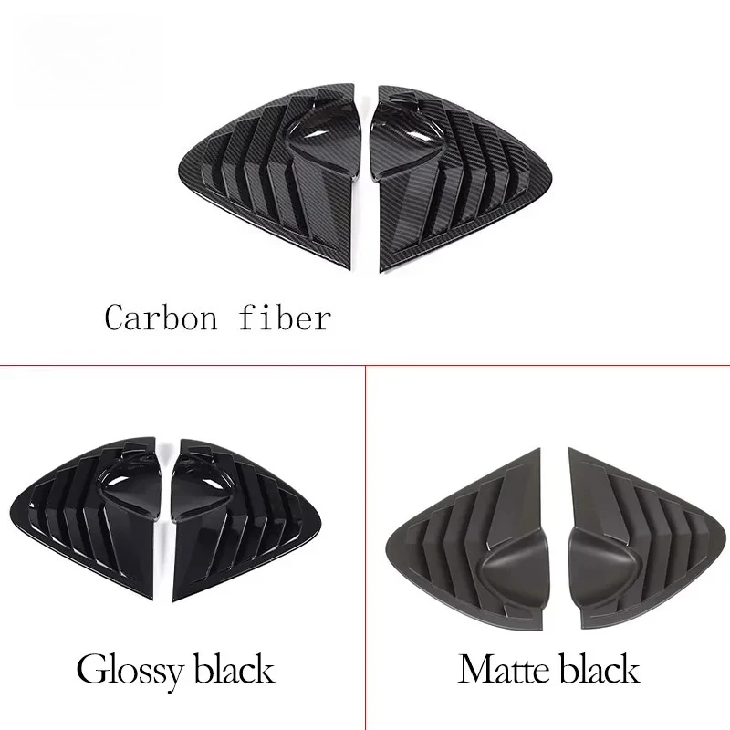 new ABS Carbon Fiber/Black For SEAT Leon MK2 2008-2012 Rear Window Triangle Exterior Shutter Deflector Decoration Accessrories
new ABS Carbon Fiber/Black For SEAT Leon MK2 2008-2012 Rear Window Triangle Exterior Shutter Deflector Decoration Accessrories