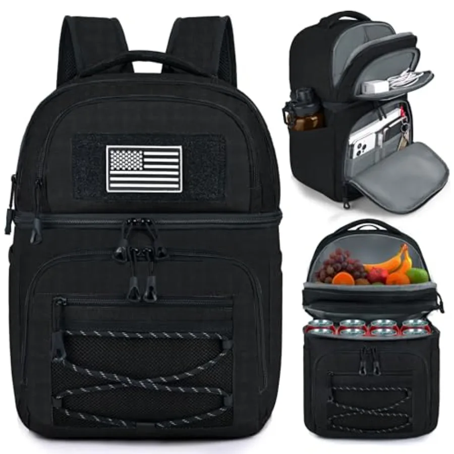 Lunch Cooler Backpack Double Deck Lunch Box Backpack Insulated Leakproof Compartments Coolers Bag for Beach Travel Picnic Lunch
Lunch Cooler Backpack Double Deck Lunch Box Backpack Insulated Leakproof Compartments Coolers Bag for Beach Travel Picnic Lunch