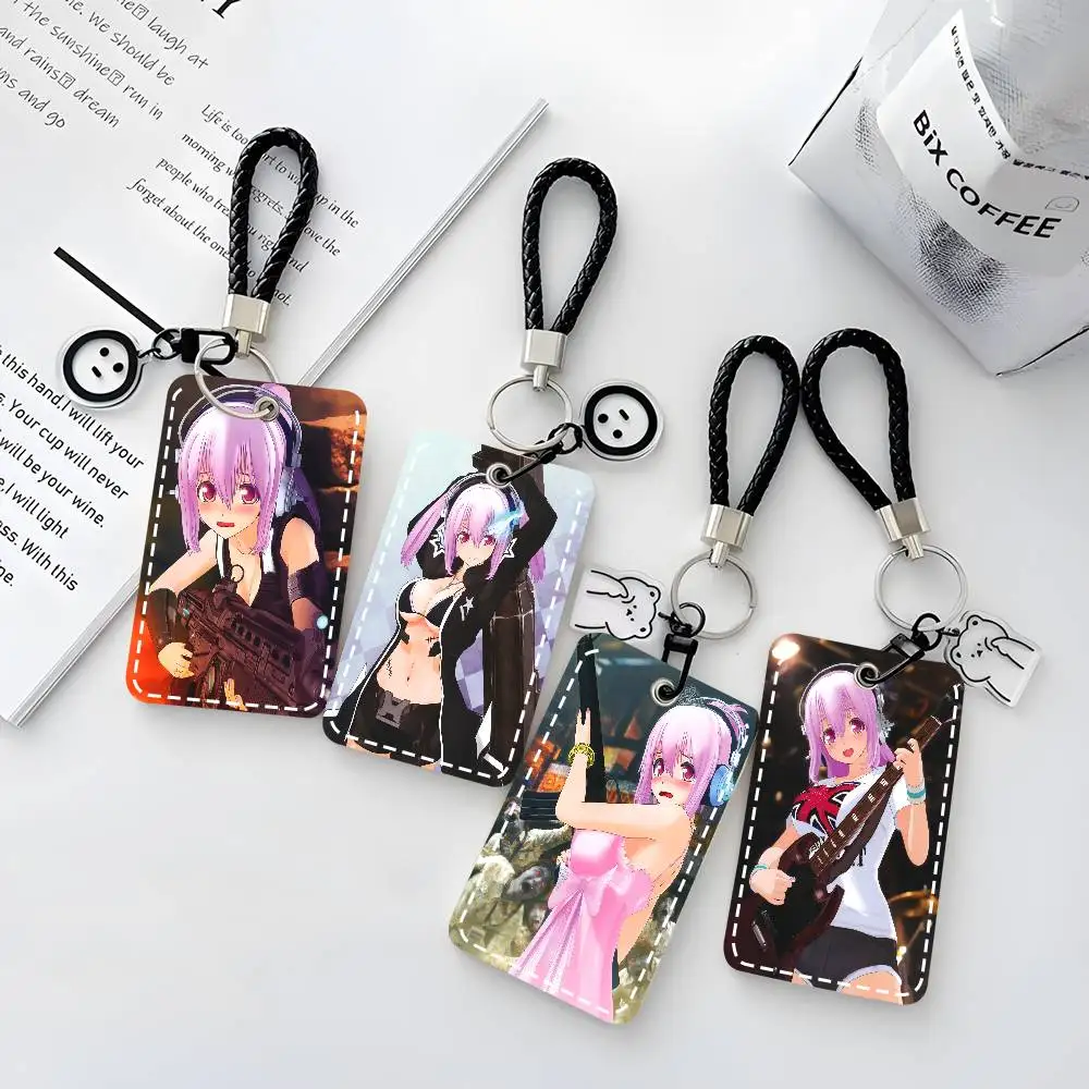 Милый кожаный брелок-картхолдер Kawaii Super Anime Girl Sonico для карт и ключей
Милый кожаный брелок-картхолдер Kawaii Super Anime Girl Sonico для карт и ключей