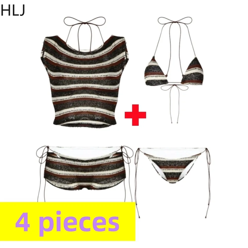 HLJ Summer New Tassel 3Piece Set Women Sexy Crochet Y2K Bandage Bra+Thong+Shorts Beach Vacation Midnight Club Party Swimsuit
HLJ Summer New Tassel 3Piece Set Women Sexy Crochet Y2K Bandage Bra+Thong+Shorts Beach Vacation Midnight Club Party Swimsuit