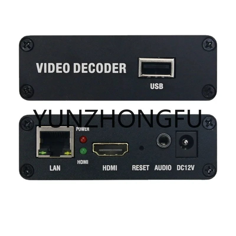 H.265 Network Video Decoder RTMP HDMI HD 1080P IPTV Decoder with USB Decoding RTSP 4K H.264
H.265 Network Video Decoder RTMP HDMI HD 1080P IPTV Decoder with USB Decoding RTSP 4K H.264