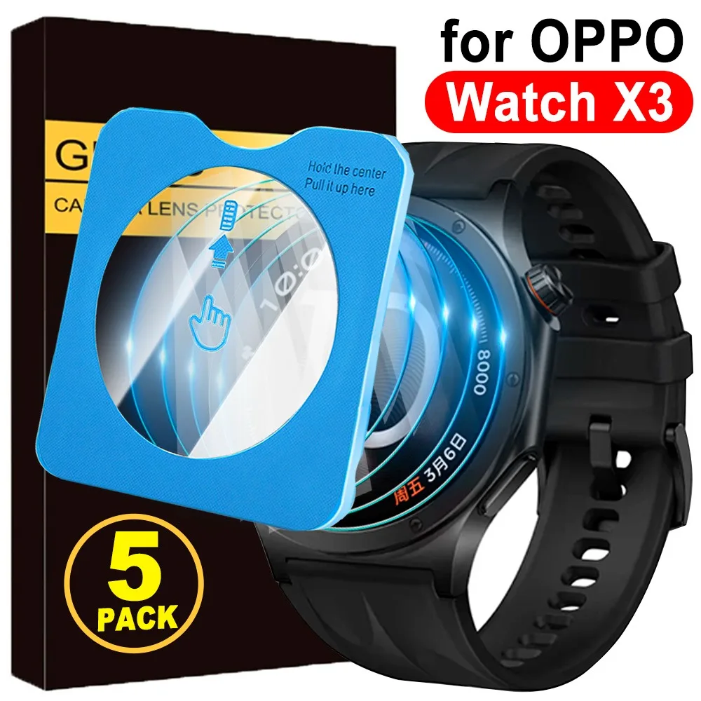 5/3/2/1Pack Watch Films for Oppo Watch X3 Full Coverage Tempered Glass HD Clear Anti-scratch Screen Protectors for Oppo Watch X3
5/3/2/1Pack Watch Films for Oppo Watch X3 Full Coverage Tempered Glass HD Clear Anti-scratch Screen Protectors for Oppo Watch X3