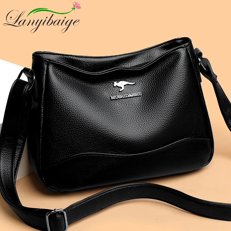Women High Quality Soft Leather Shoulder Bags Luxury Designer Purses Crossbody Bag Ladies Vintage Messenger Commuting Sac A Main
Women High Quality Soft Leather Shoulder Bags Luxury Designer Purses Crossbody Bag Ladies Vintage Messenger Commuting Sac A Main
