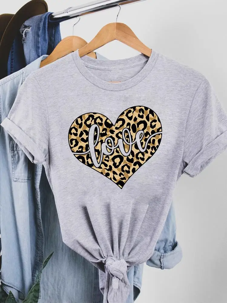 Love Style Leopard 90s Stylish Clothes Women Female Summer T Clothing Print Graphic Tee Fashion Short Sleeve Casual T-shirts
Love Style Leopard 90s Stylish Clothes Women Female Summer T Clothing Print Graphic Tee Fashion Short Sleeve Casual T-shirts