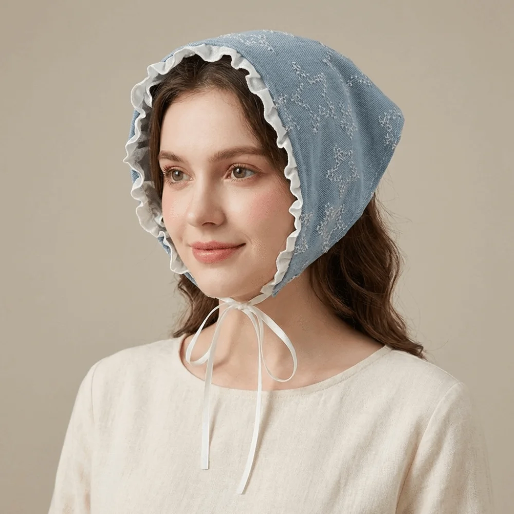 Retro Denim Triangle Scarf Turban Breathable Star Hair Scarf Pastoral Decoration Lace Strap Headscarf Spice Girl
Retro Denim Triangle Scarf Turban Breathable Star Hair Scarf Pastoral Decoration Lace Strap Headscarf Spice Girl