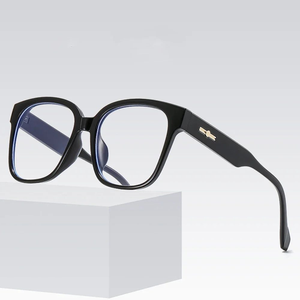 Metal Trim Temples Black Oversized Full-rim Square Comfortable Reading Glasses +0.75 To +4
Metal Trim Temples Black Oversized Full-rim Square Comfortable Reading Glasses +0.75 To +4