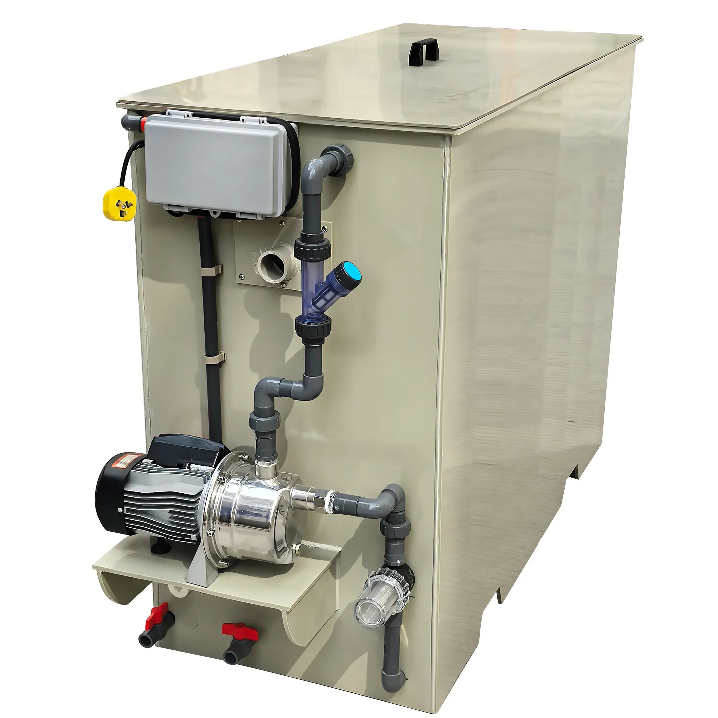 Drum microfiltration machine Aquaculture Koi pond microfiltration biochemical integrated machine Household automatic backwash
Drum microfiltration machine Aquaculture Koi pond microfiltration biochemical integrated machine Household automatic backwash