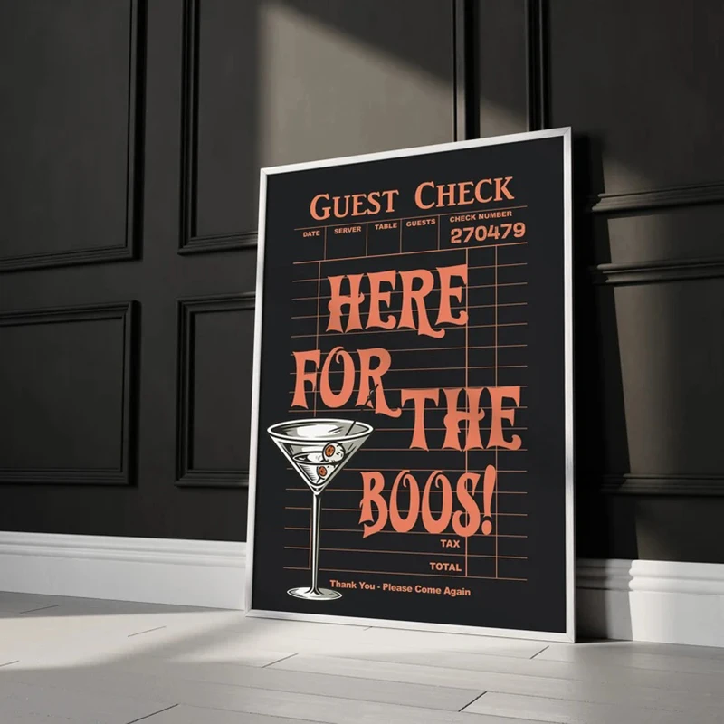 Постер с принтом на тему Хэллоуина, декор для бара, «Here for The Boos», оранжево-черная клетка, ретро-постер на Хэллоуин, модный настенный декор на Хэллоуин
Постер с принтом на тему Хэллоуина, декор для бара, «Here for The Boos», оранжево-черная клетка, ретро-постер на Хэллоуин, модный настенный декор на Хэллоуин