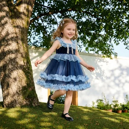 Girls Dress 2026 Spring and Summer New Children's Clothing Korean Style Girl Baby Sweet Lolita Mesh Cake Princess Dress
Girls Dress 2026 Spring and Summer New Children's Clothing Korean Style Girl Baby Sweet Lolita Mesh Cake Princess Dress