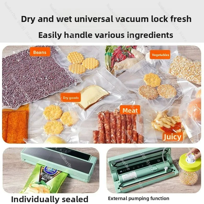 Automatic Vacuum Sealer Machine, Wet/Dry Food for Home Commercial Use
Automatic Vacuum Sealer Machine, Wet/Dry Food for Home Commercial Use
