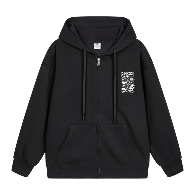 Men's Zip-Up Hoodie Black Hoodie With White Prints Halloween in 2025 Casual Couples’ Style Halloween Theme Halloween Party Outf
Men's Zip-Up Hoodie Black Hoodie With White Prints Halloween in 2025 Casual Couples’ Style Halloween Theme Halloween Party Outf