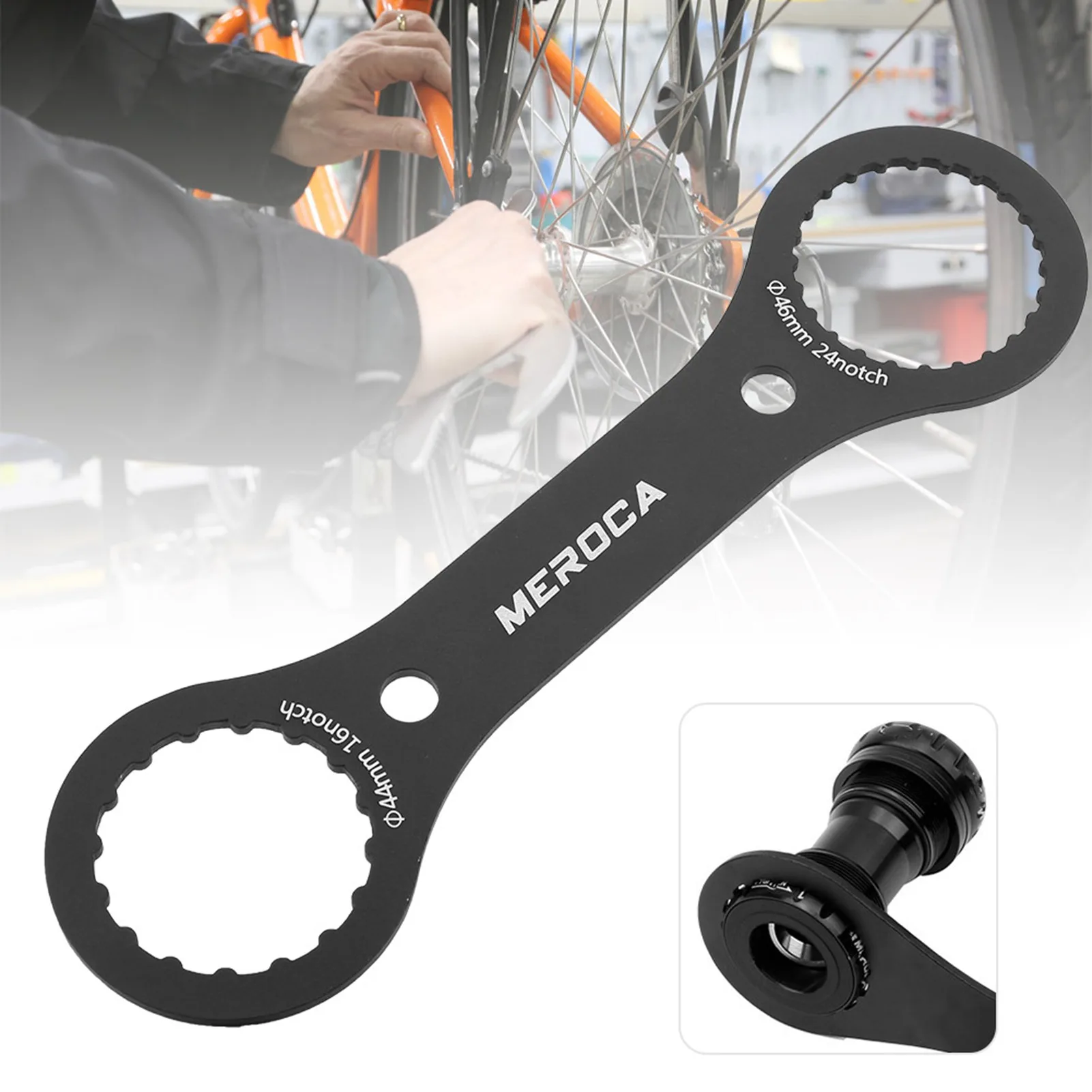 Bike Crankset Removal Wrench Hollow Bottom Bracket Spanner Mountain Bike Disassemble Tool
Bike Crankset Removal Wrench Hollow Bottom Bracket Spanner Mountain Bike Disassemble Tool