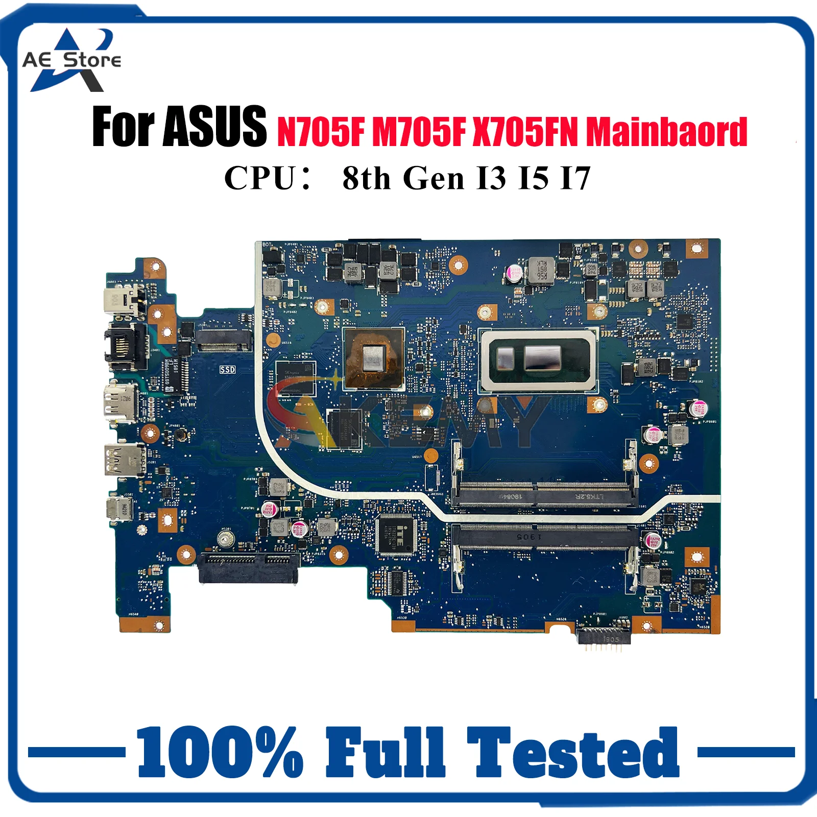 X705FN Laptop Motherboard For ASUS VivoBook X705FN N705F M705F X705F Notebook Mainboard With I3 I5 I7 CPU tests OK fast shipping
X705FN Laptop Motherboard For ASUS VivoBook X705FN N705F M705F X705F Notebook Mainboard With I3 I5 I7 CPU tests OK fast shipping