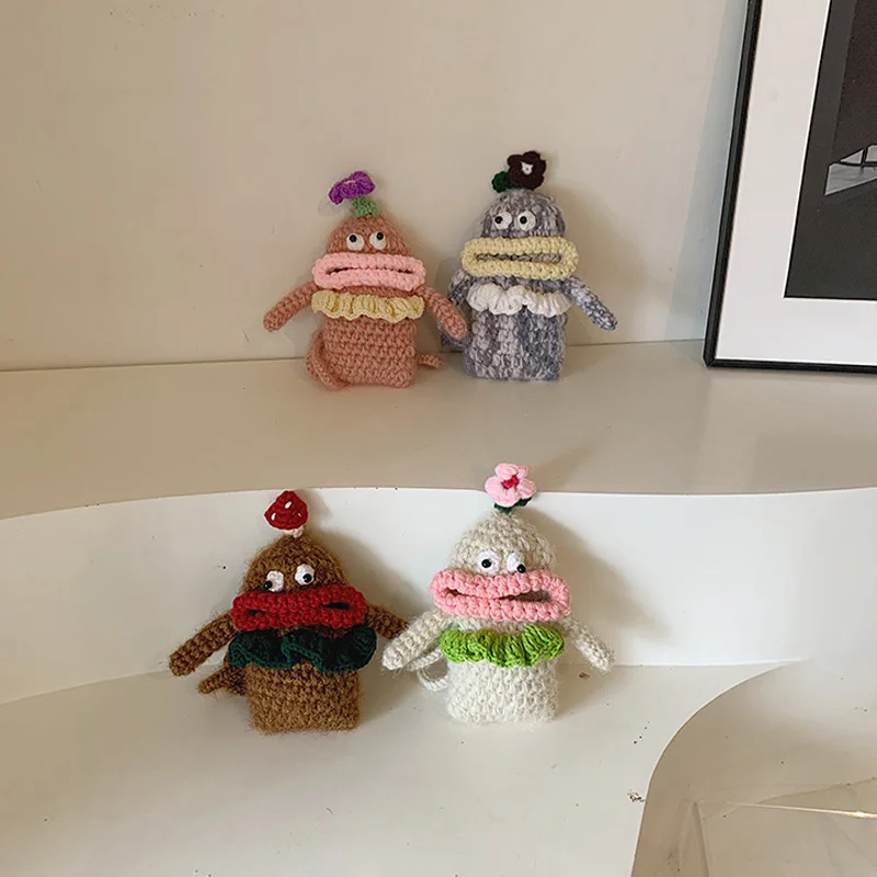 Funny Mushroom Big Mouth Mobile Bag Handmade Woolen Hook Weaving Bag Cute Single Shoulder Cross Shoulder Women's Bag
Funny Mushroom Big Mouth Mobile Bag Handmade Woolen Hook Weaving Bag Cute Single Shoulder Cross Shoulder Women's Bag