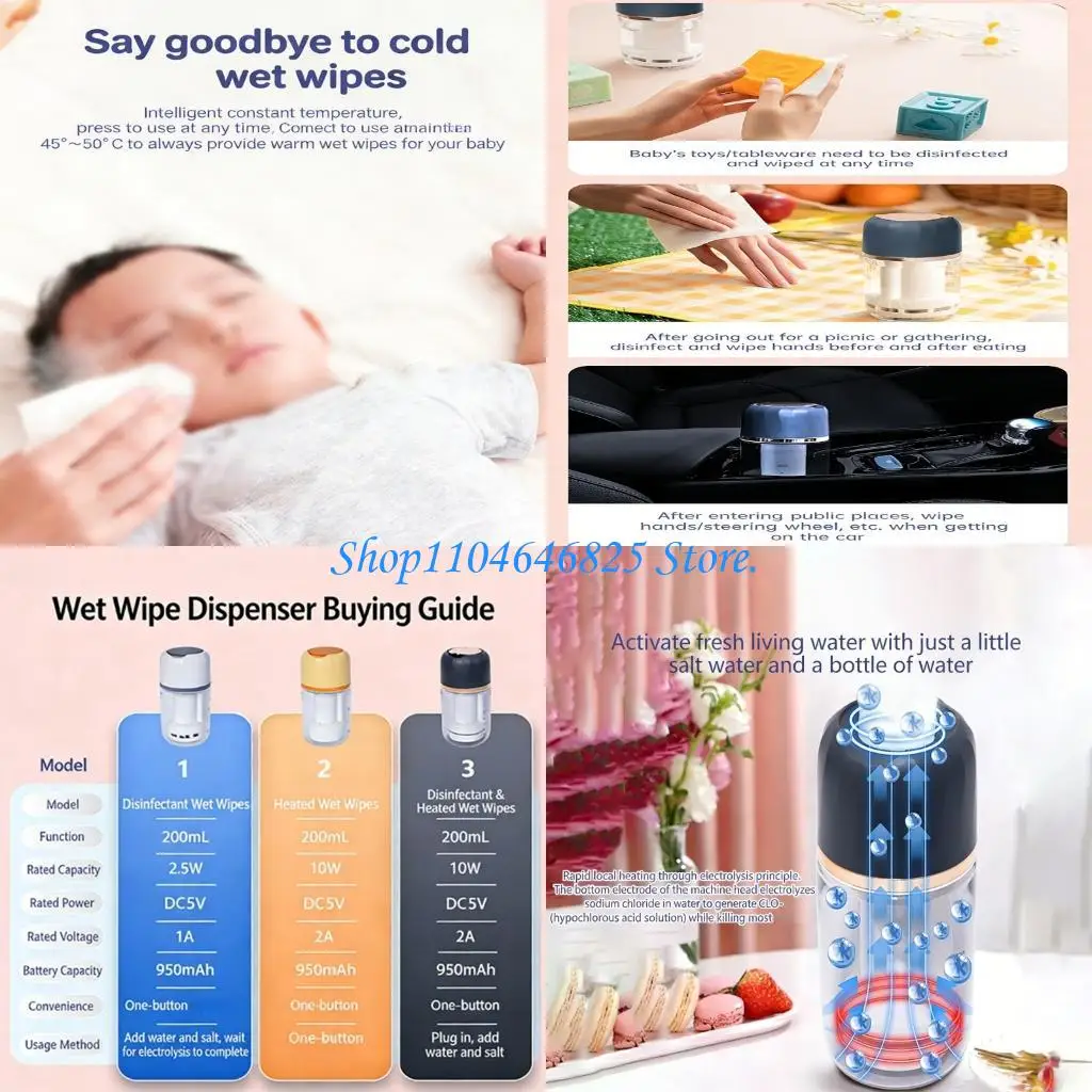 Портативная грелка для детских салфеток со светодиодным дисплеем, нагреватель для влажных полотенец, эффективный диспенсер
Портативная грелка для детских салфеток со светодиодным дисплеем, нагреватель для влажных полотенец, эффективный диспенсер