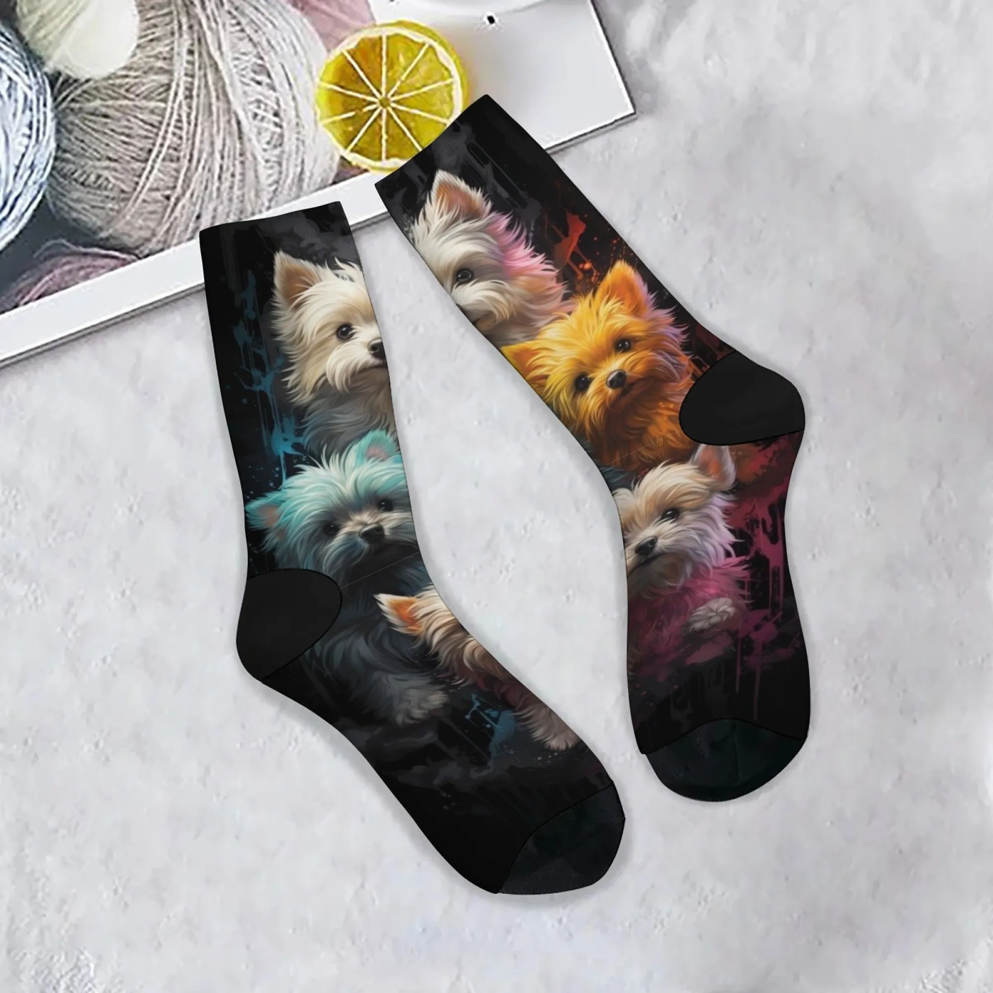 Мужские носки в стиле Харадзюку в стиле ретро йоркширского терьера с иллюстрацией и принтом, удобные, дышащие, нескользящие повседневные носки, новый подарок на вечеринку
Мужские носки в стиле Харадзюку в стиле ретро йоркширского терьера с иллюстрацией и принтом, удобные, дышащие, нескользящие повседневные носки, новый подарок на вечеринку