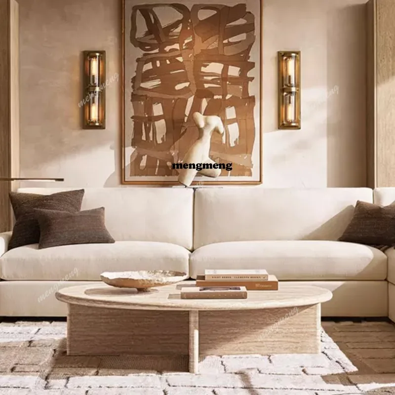 Natural marble coffee table rectangular light luxury small apartment living room household travertine coffee table
Natural marble coffee table rectangular light luxury small apartment living room household travertine coffee table