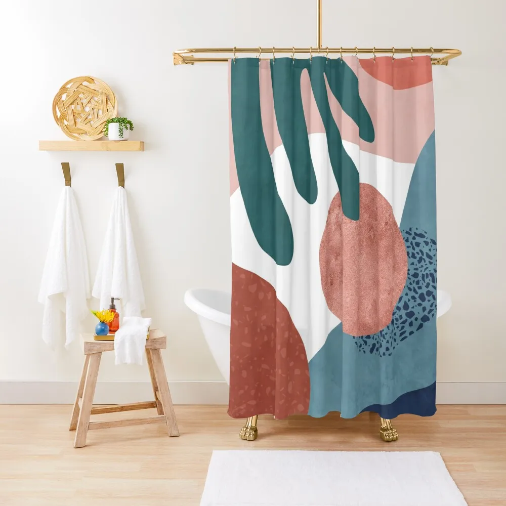 Tropical terrazzo ocher turquoise blue Shower Curtain Luxury Bathroom Shower Shower Waterproof Curtain
Tropical terrazzo ocher turquoise blue Shower Curtain Luxury Bathroom Shower Shower Waterproof Curtain