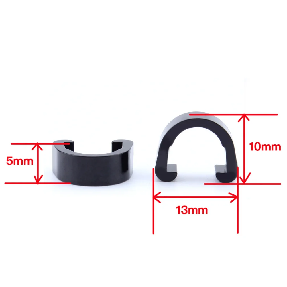 10Pcs Cable Clamps Wire Fixing Clips Aluminum Alloy Black C Clip Buckles for Road Bike Brake Line Management
10Pcs Cable Clamps Wire Fixing Clips Aluminum Alloy Black C Clip Buckles for Road Bike Brake Line Management