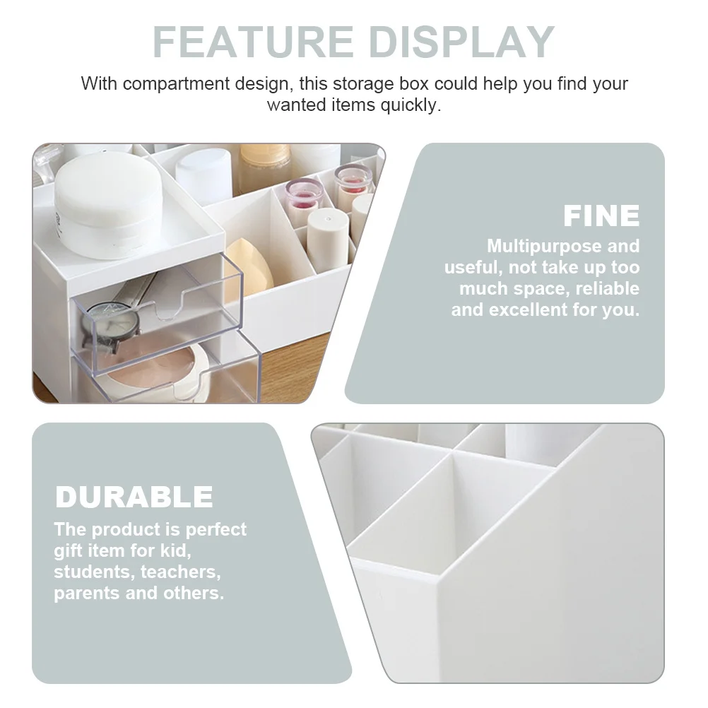 Storage Box Organizer For Makeup Brushes Pens Stationery Holder Pencil Container Desktop Pen Box Stationery
Storage Box Organizer For Makeup Brushes Pens Stationery Holder Pencil Container Desktop Pen Box Stationery