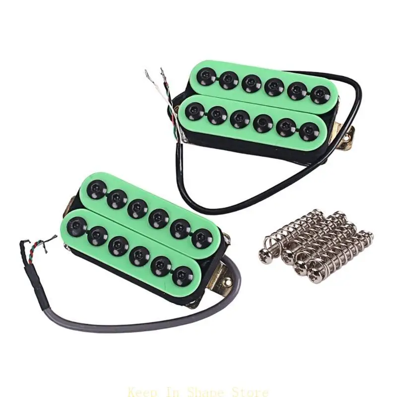 U1JC Electric Guitar Pickups Double Coil 6 Strings Ceramic Magnet Pickup Replacements
U1JC Electric Guitar Pickups Double Coil 6 Strings Ceramic Magnet Pickup Replacements