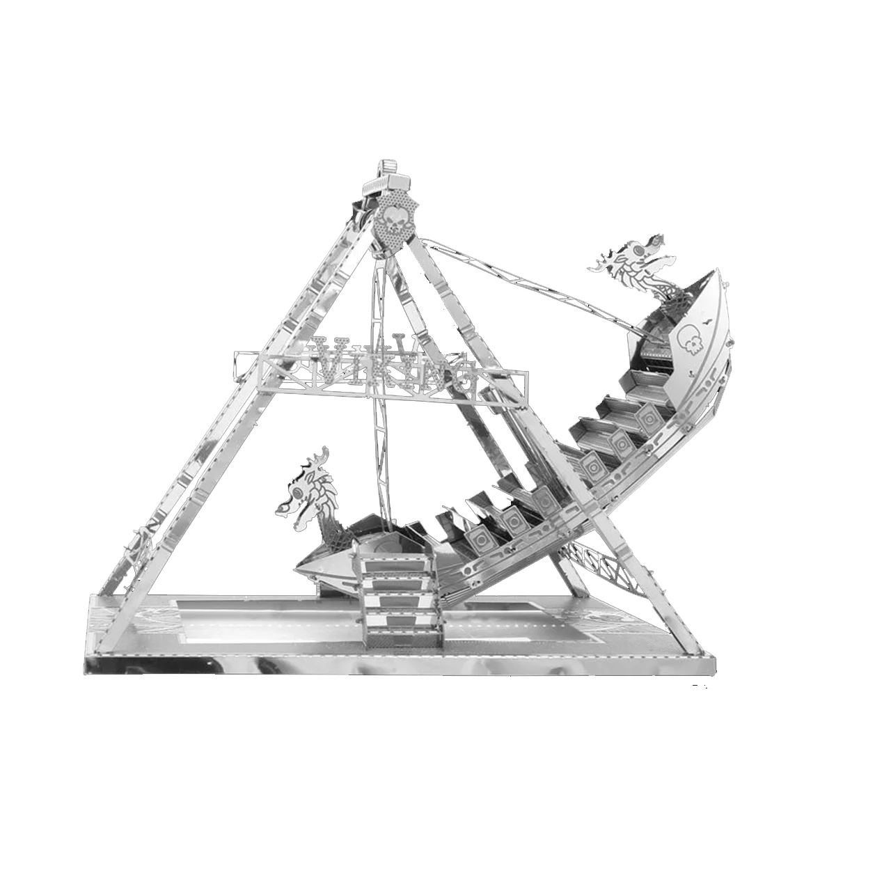 3D Metal Puzzle, Amusement Park Pirate Ship DIY Assembly Model, Laser Cut Craft Ornament for Home Decor & Gift
3D Metal Puzzle, Amusement Park Pirate Ship DIY Assembly Model, Laser Cut Craft Ornament for Home Decor & Gift