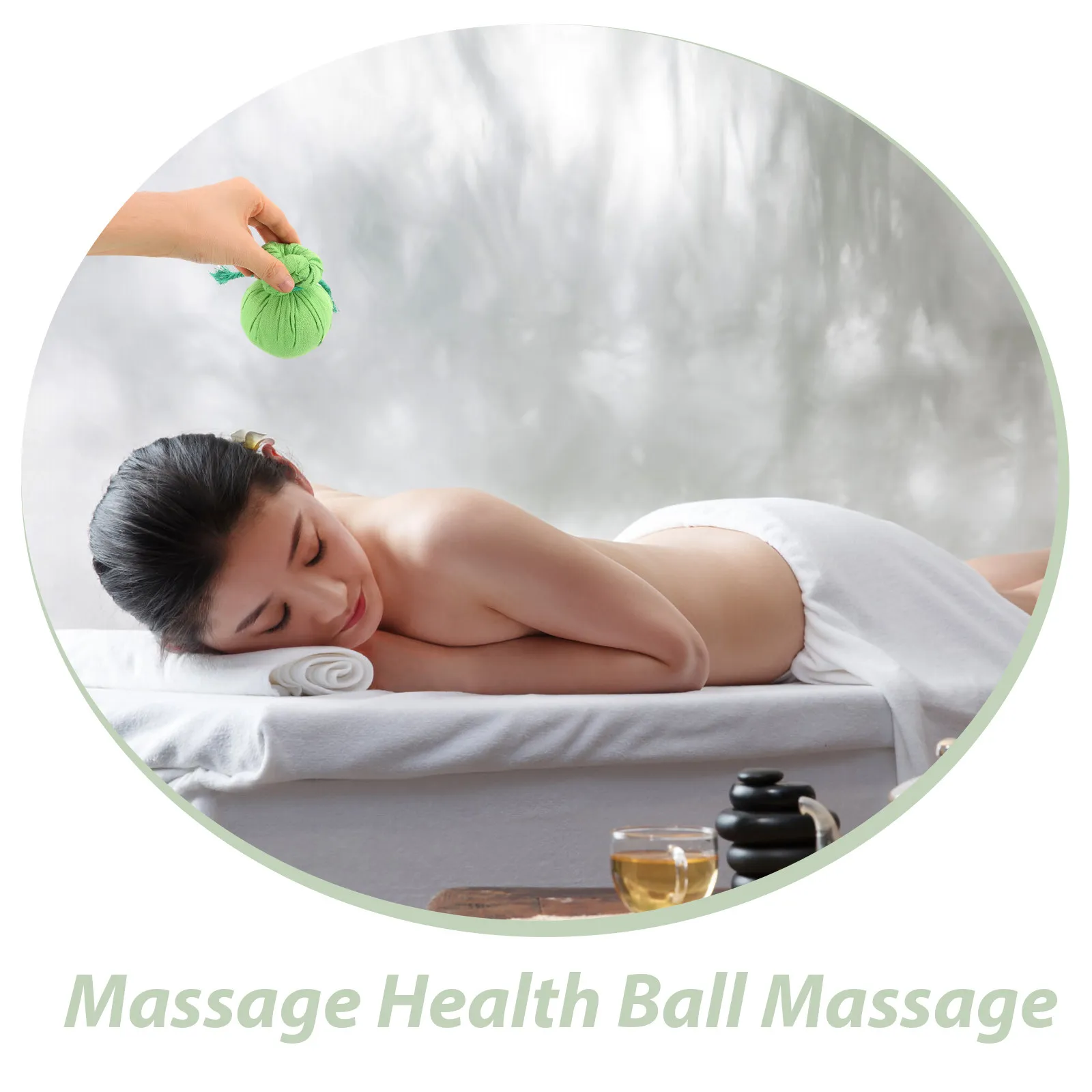 Набор из 2 травяных массажных шариков с полынью для тепловой терапии, портативный компресс для моксотерапии, снимающий стресс
Набор из 2 травяных массажных шариков с полынью для тепловой терапии, портативный компресс для моксотерапии, снимающий стресс