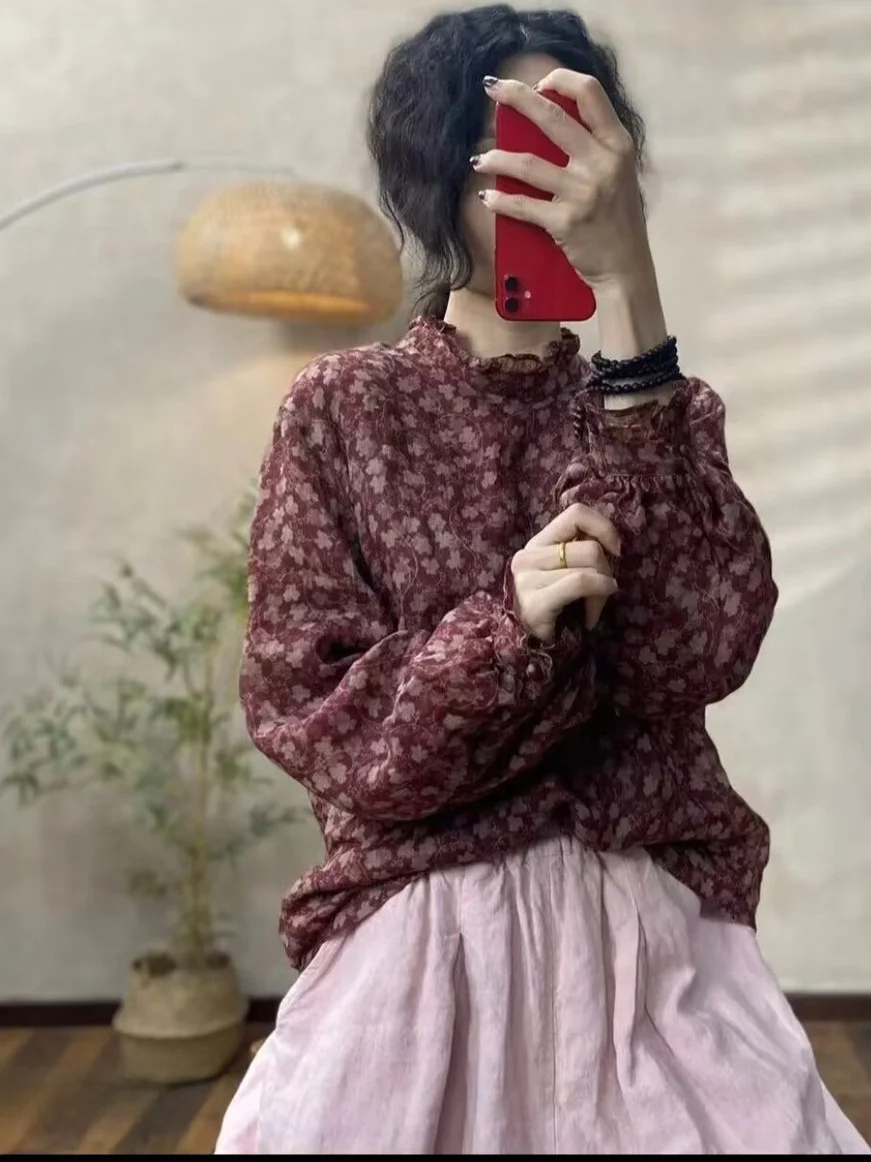 Ele женский ильт, осенне-зимний новый двухслойный льняной воротник с мускулистым воротником, универсальный хлопковый длинный топ-све
Ele женский ильт, осенне-зимний новый двухслойный льняной воротник с мускулистым воротником, универсальный хлопковый длинный топ-све