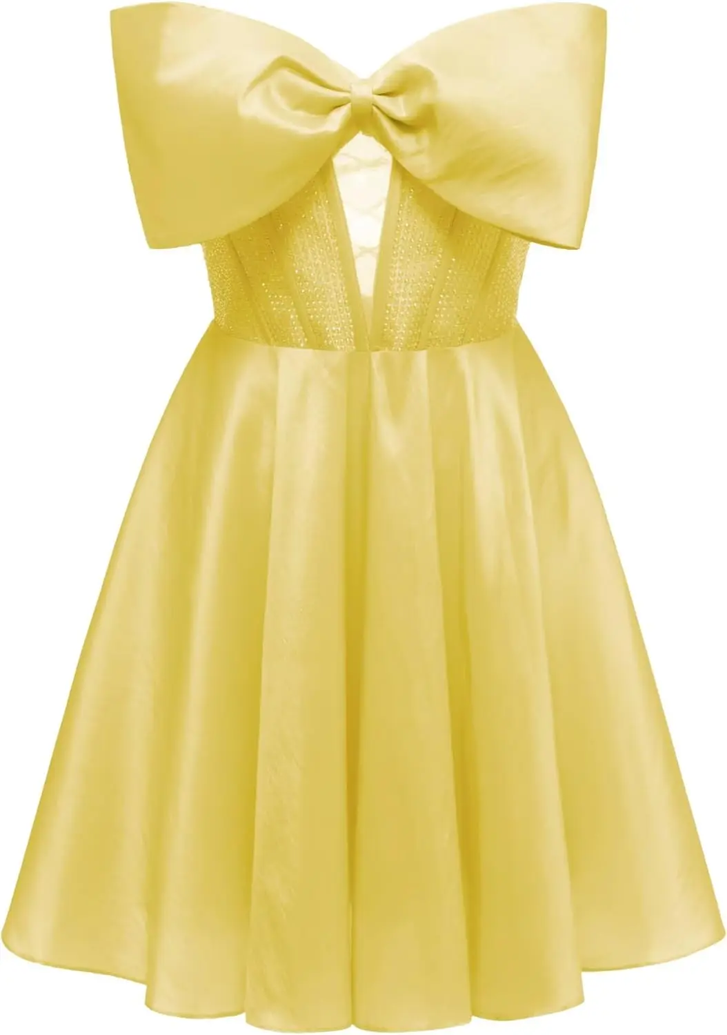 Bow Homecoming Dresses Short for Teens 2025 Strapless Cocktail Party Dress Short Prom Dress Graduation Evening Dresses
Bow Homecoming Dresses Short for Teens 2025 Strapless Cocktail Party Dress Short Prom Dress Graduation Evening Dresses