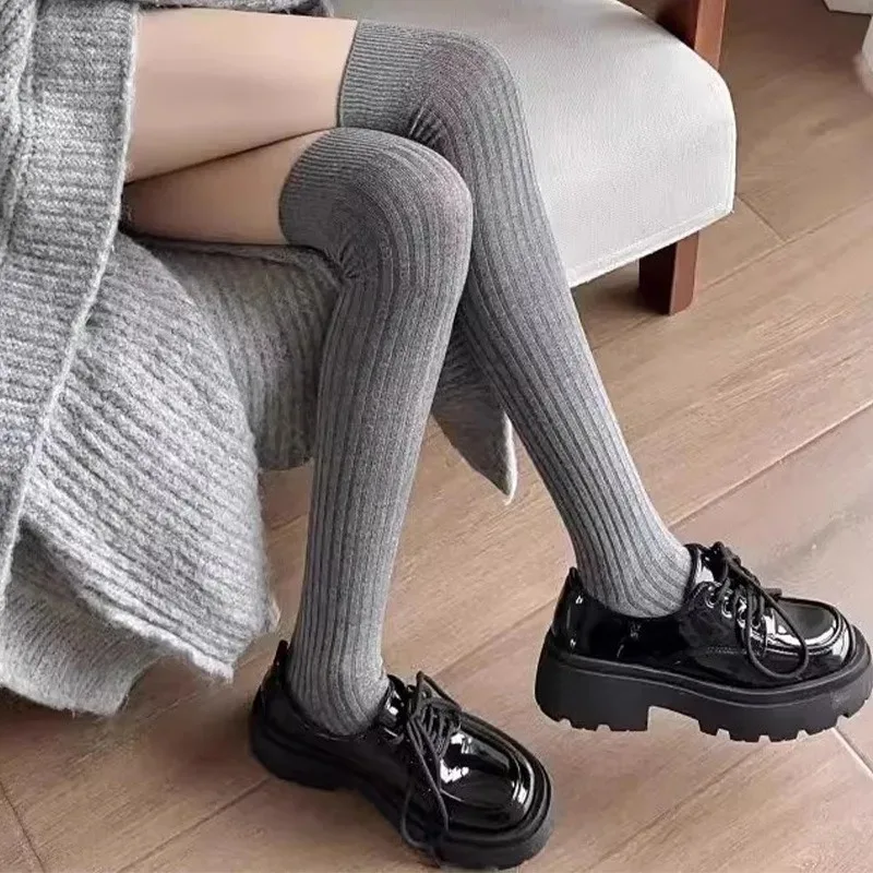 3pairs Japanese Fashion Black White Grey Hosiery Winter Warm Thigh Socks Over The Knee Long Stockings Harajuku Cotton Floor Sock
3pairs Japanese Fashion Black White Grey Hosiery Winter Warm Thigh Socks Over The Knee Long Stockings Harajuku Cotton Floor Sock