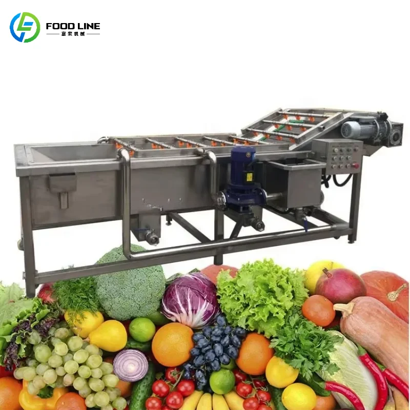 Customized Food Grade Fruit and Vegetable Washing Machine Bubble Washer with Mobile Wheels and Sprinkler Head
Customized Food Grade Fruit and Vegetable Washing Machine Bubble Washer with Mobile Wheels and Sprinkler Head
