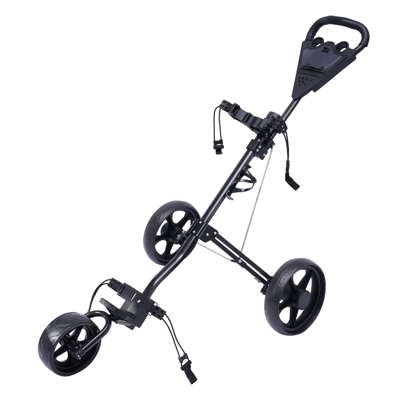 3-Wheel Foldable Golf Push Cart Foldable Golf Trolley Push Pull Cart Course Equipment Large Wheels & Foot Brake
3-Wheel Foldable Golf Push Cart Foldable Golf Trolley Push Pull Cart Course Equipment Large Wheels & Foot Brake
