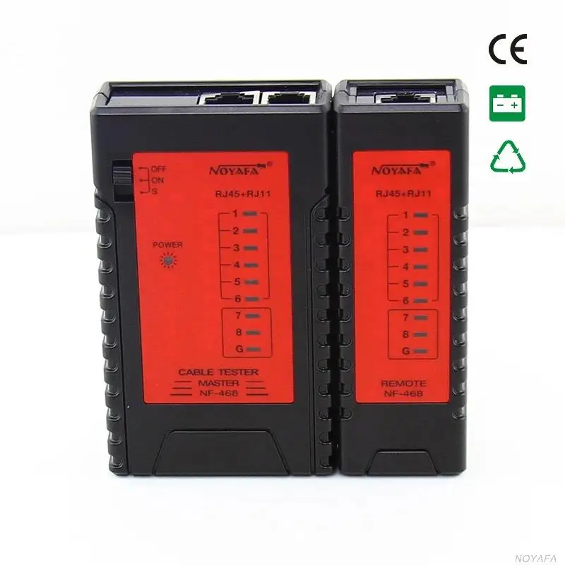 Noyafa Стандартный Тестер кабеля Ethernet RJ45 CAT5E CAT6 тестер кабеля LAN инструменты для тестирования сети для UTP/STP линии RJ11 RJ12 проверка проводов
Noyafa Стандартный Тестер кабеля Ethernet RJ45 CAT5E CAT6 тестер кабеля LAN инструменты для тестирования сети для UTP/STP линии RJ11 RJ12 проверка проводов