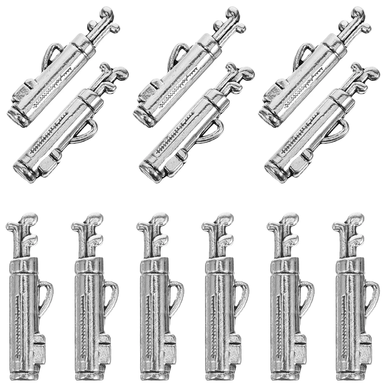 20Pcs Unique Golf-Themed Metal Charms DIY Pendant Material for Necklace Bracelet Key Ring Gifts Bracelet Making Accessory
20Pcs Unique Golf-Themed Metal Charms DIY Pendant Material for Necklace Bracelet Key Ring Gifts Bracelet Making Accessory
