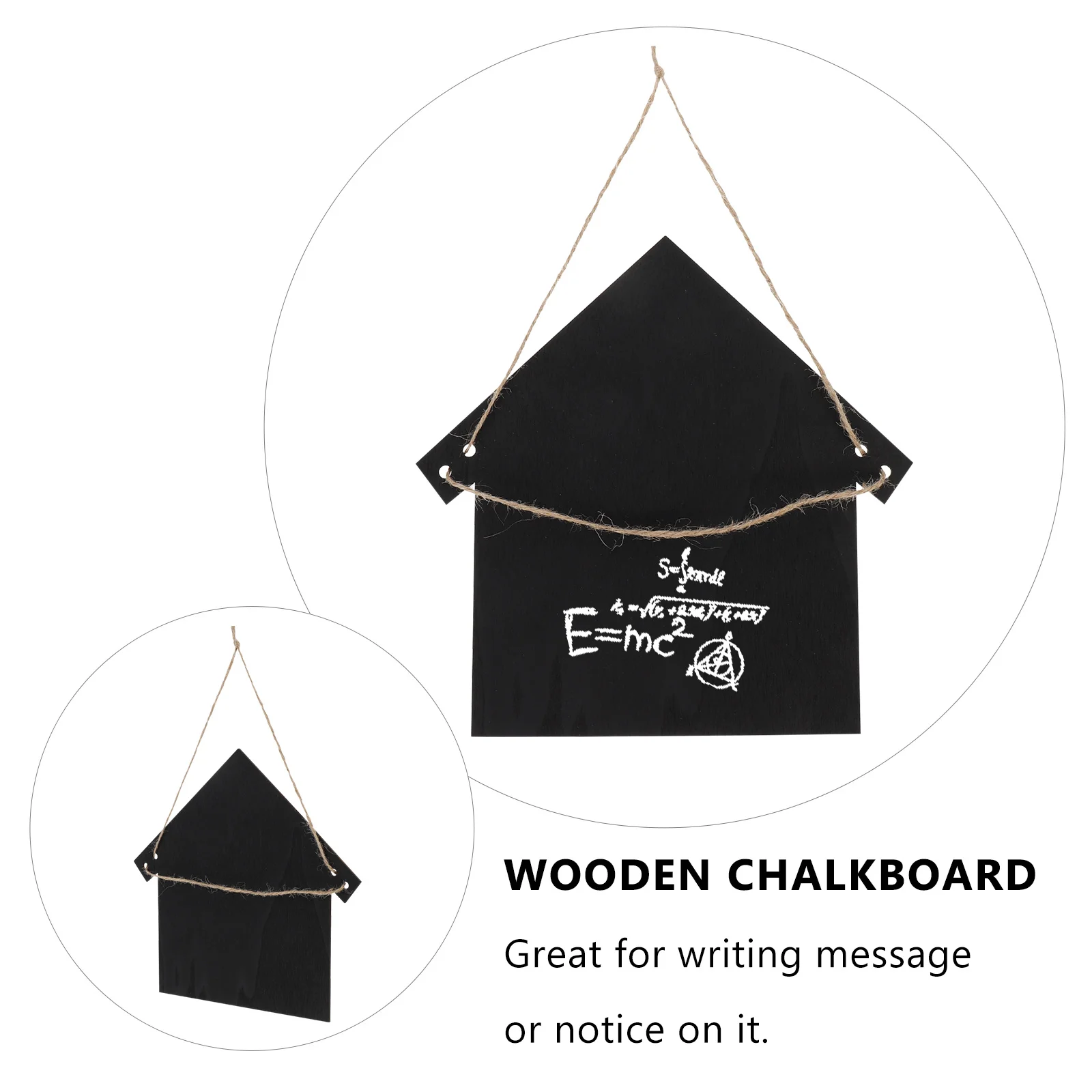 2Pcs Chalkboard Sign Blackboard Home Decor Erasable Writing Hanging Ornament Wooden Chalkboard Blackboard Sign
2Pcs Chalkboard Sign Blackboard Home Decor Erasable Writing Hanging Ornament Wooden Chalkboard Blackboard Sign