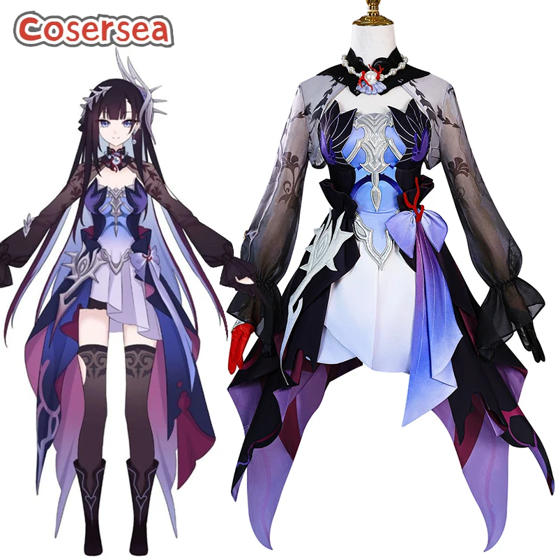 Cosersea Hysilens Косплей Костюм Игра Honkai: Star Rail Hysilens Хэллоуин Женское Платье Униформа Карнавальный Вечерний Наряд Полный Комплект
Cosersea Hysilens Косплей Костюм Игра Honkai: Star Rail Hysilens Хэллоуин Женское Платье Униформа Карнавальный Вечерний Наряд Полный Комплект