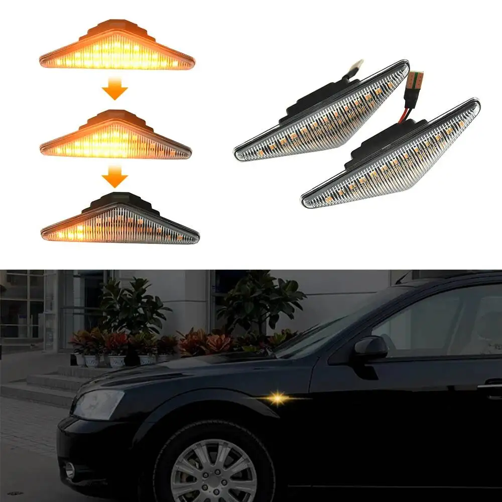2x Led Dynamic Side Marker Sequential Blinker Light For Ford Focus MK I 1998-2004 Mondeo MK III MK3 2000-2007 Turn Signal Light
2x Led Dynamic Side Marker Sequential Blinker Light For Ford Focus MK I 1998-2004 Mondeo MK III MK3 2000-2007 Turn Signal Light
