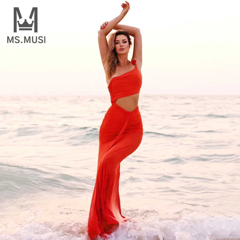 MSMUSI 2024 New Fashion Women Sexy One Shoulder Floral Hollow Out Draped Fold Sleeveless Bodycon Party Club Slit Maxi Dress Gown
MSMUSI 2024 New Fashion Women Sexy One Shoulder Floral Hollow Out Draped Fold Sleeveless Bodycon Party Club Slit Maxi Dress Gown