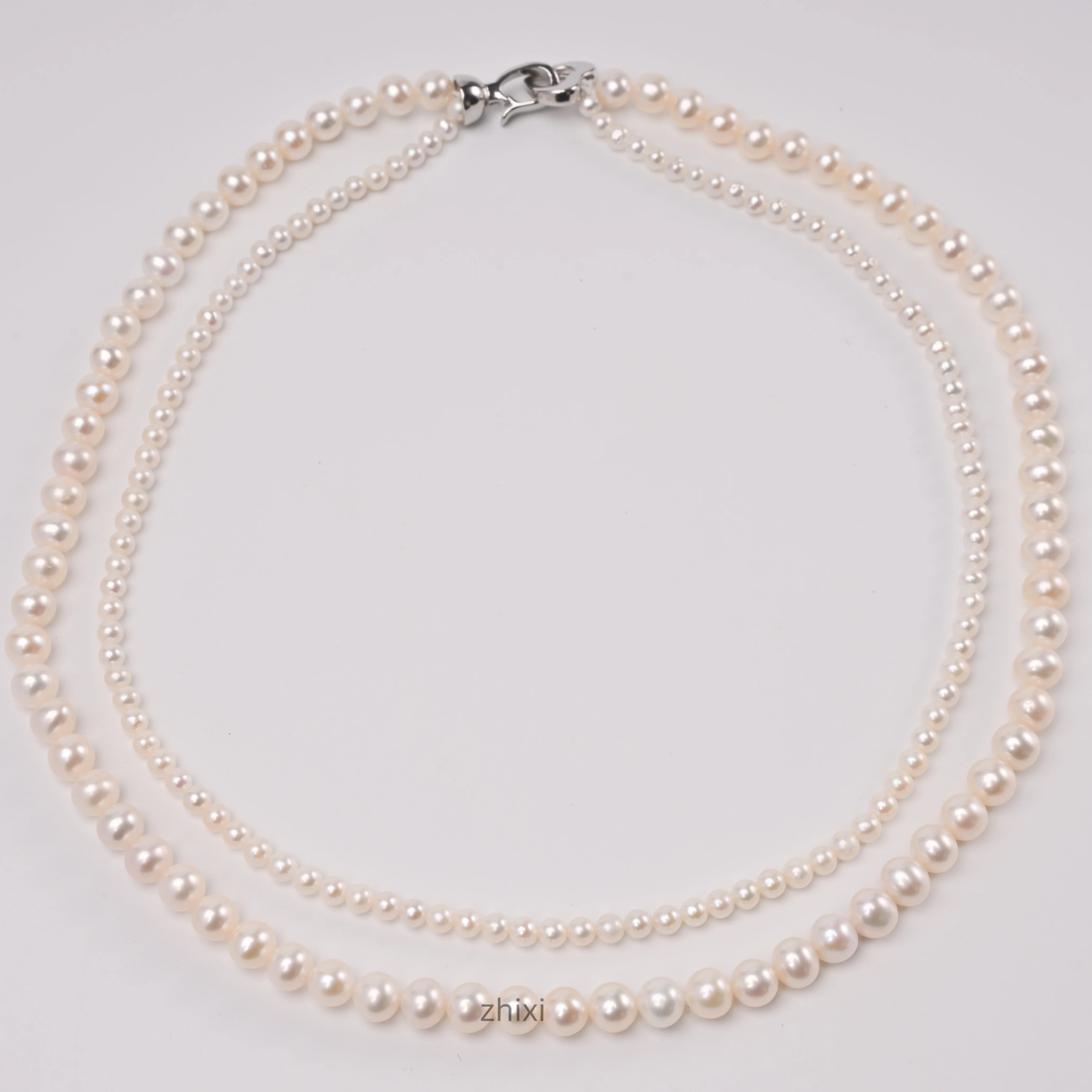 long Natural freshwater pearl neckalce double-layer Fine Jewelry white pearl fashion wedding party gift for women X1068
long Natural freshwater pearl neckalce double-layer Fine Jewelry white pearl fashion wedding party gift for women X1068