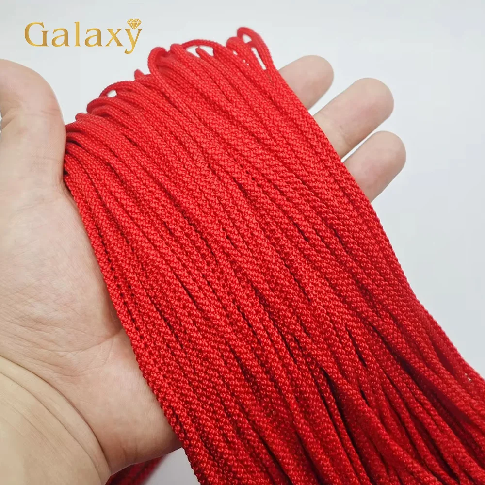 2-3mm Nylon Cord Thread Braided Cord DIY Jewelry Accessories Twine Beading Threads HandCrafts Rope Adjustable Bracelets Necklace
2-3mm Nylon Cord Thread Braided Cord DIY Jewelry Accessories Twine Beading Threads HandCrafts Rope Adjustable Bracelets Necklace