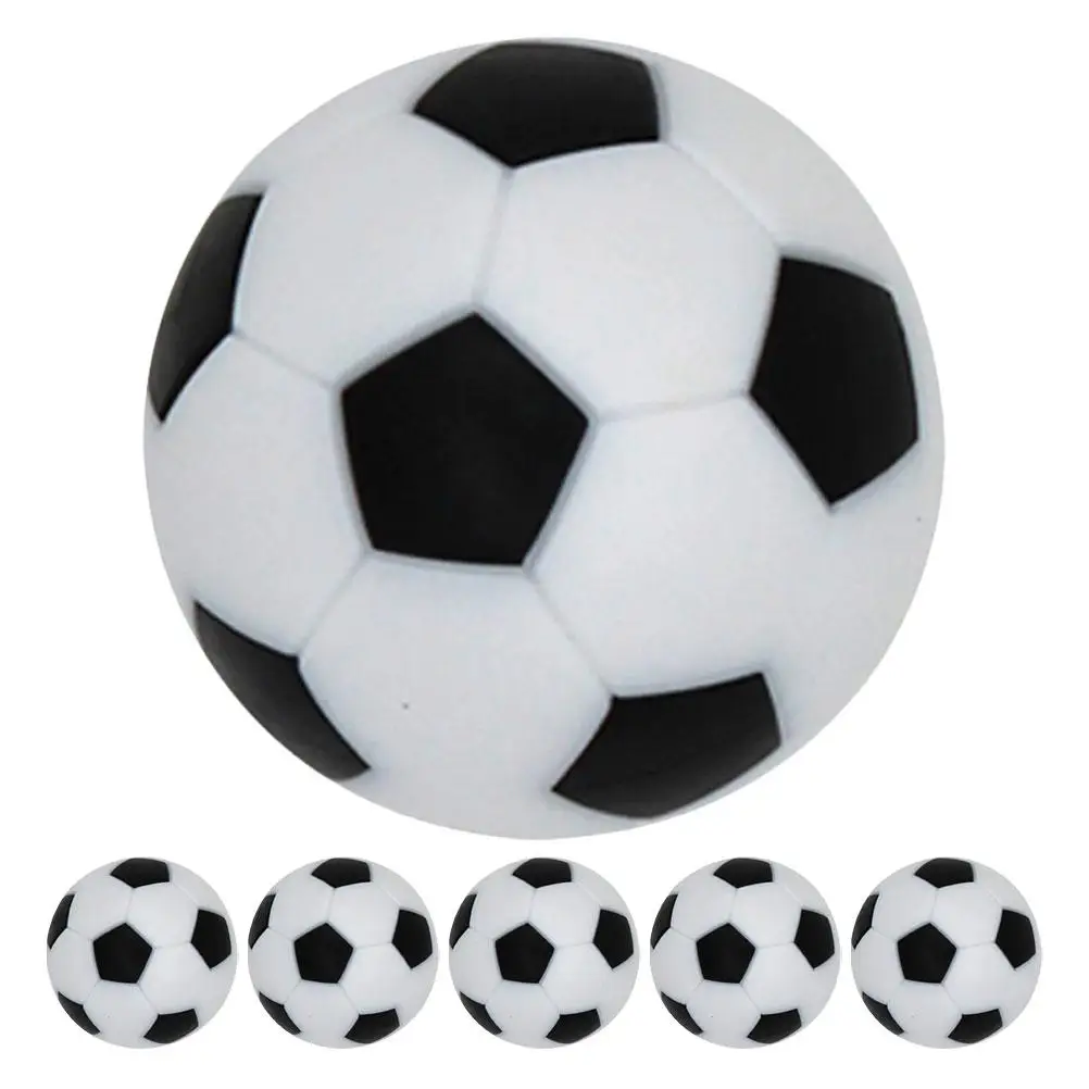6 Pcs Balls Black Adult Foosball White Football Replacements Foosball Table Balls for Table Soccer Accessories
6 Pcs Balls Black Adult Foosball White Football Replacements Foosball Table Balls for Table Soccer Accessories