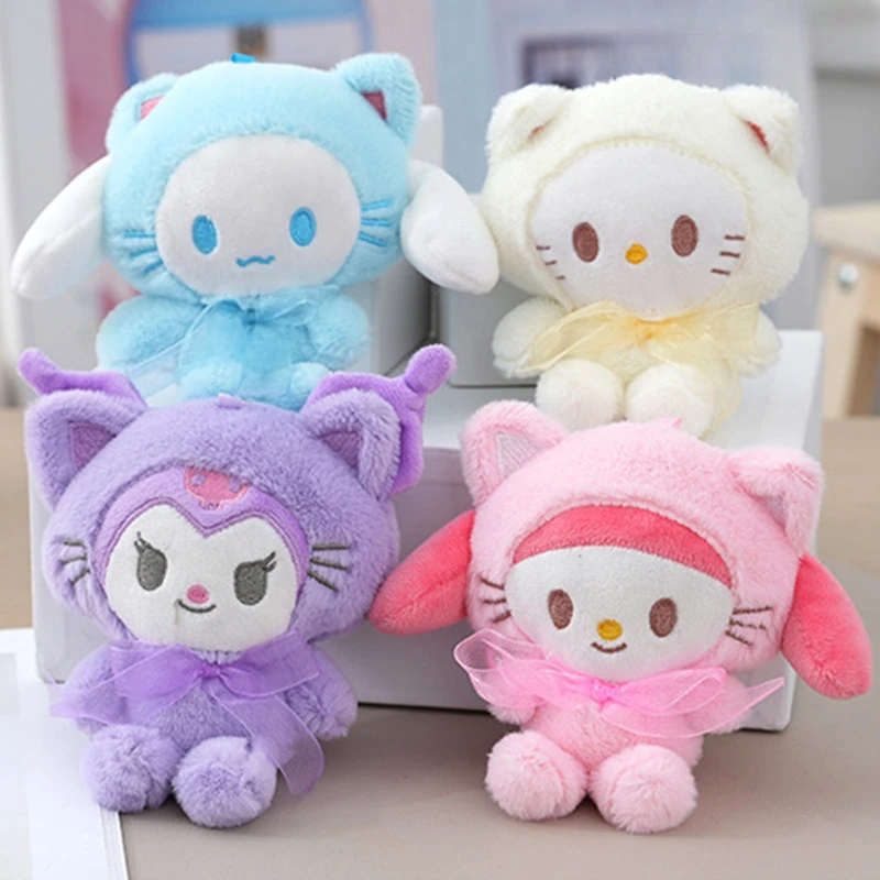 Kawaii Sanrio Melody Cinnamoroll Hello Kitty мягкие плюшевые игрушки брелок для ключей плюшевые куклы рюкзак кулон Декор подарок
Kawaii Sanrio Melody Cinnamoroll Hello Kitty мягкие плюшевые игрушки брелок для ключей плюшевые куклы рюкзак кулон Декор подарок