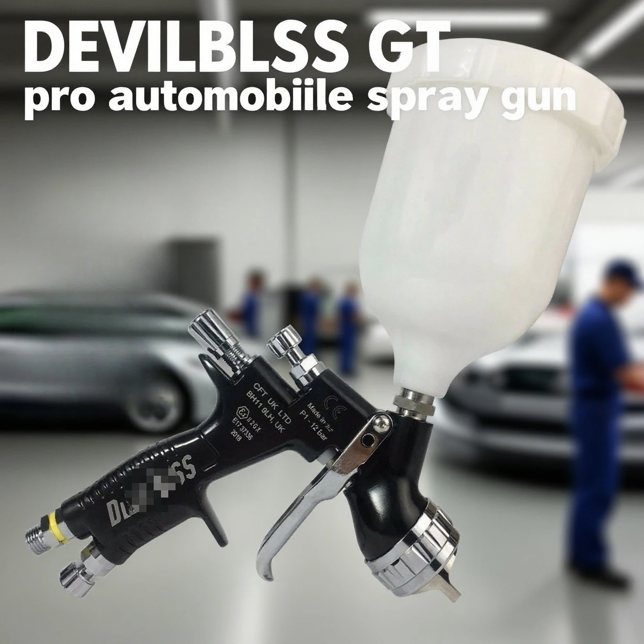 TE20/T110 GT Pro Spray Gun Painting Gun 1.3mm/1.8mm Nozzle black with 600ml Mixing Cup for Water Based Air Spray Gun Airbrush
TE20/T110 GT Pro Spray Gun Painting Gun 1.3mm/1.8mm Nozzle black with 600ml Mixing Cup for Water Based Air Spray Gun Airbrush