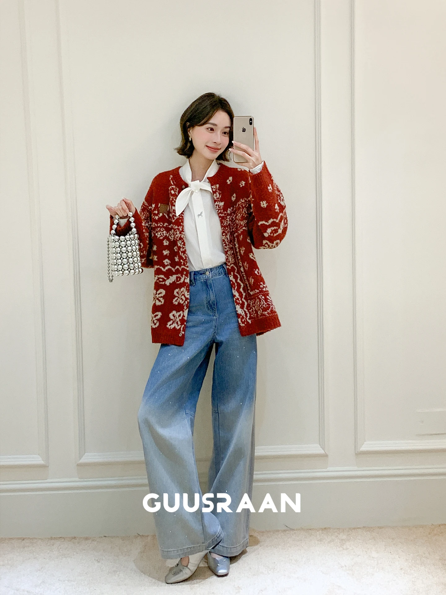 aduated Denim High Waist Wide Leg Diamond Embellied Loose ape Women's Jeans Spring Faion plus Size Cotton Pants
aduated Denim High Waist Wide Leg Diamond Embellied Loose ape Women's Jeans Spring Faion plus Size Cotton Pants