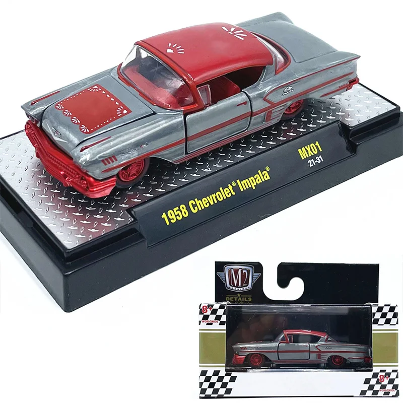 1:64M2 Car Model 1958 Impala Simulation Alloy Car Model Collection Brand New Gift with Packaging
1:64M2 Car Model 1958 Impala Simulation Alloy Car Model Collection Brand New Gift with Packaging