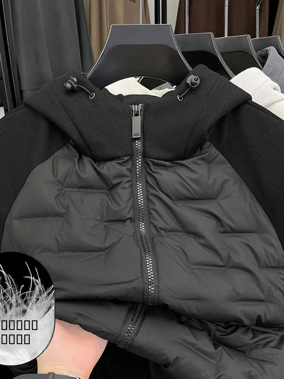 Мужская пуховая куртка 2025: Новинка зимы, утепленная флисом, с капюшоном, теплая, комфортная, универсальная, хлопковая верхняя одежда для мужчин
Мужская пуховая куртка 2025: Новинка зимы, утепленная флисом, с капюшоном, теплая, комфортная, универсальная, хлопковая верхняя одежда для мужчин