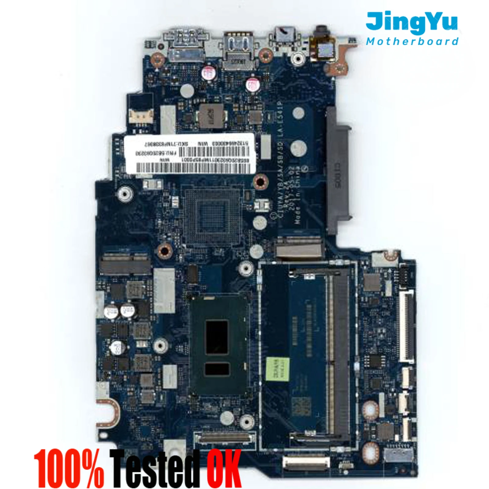 For Lenovo Yoga 520-14IKB Type 81C8 Laptop Motherboard LA-E541P Mainboard CPU I3-8130U UMA 100% Tested OK
For Lenovo Yoga 520-14IKB Type 81C8 Laptop Motherboard LA-E541P Mainboard CPU I3-8130U UMA 100% Tested OK