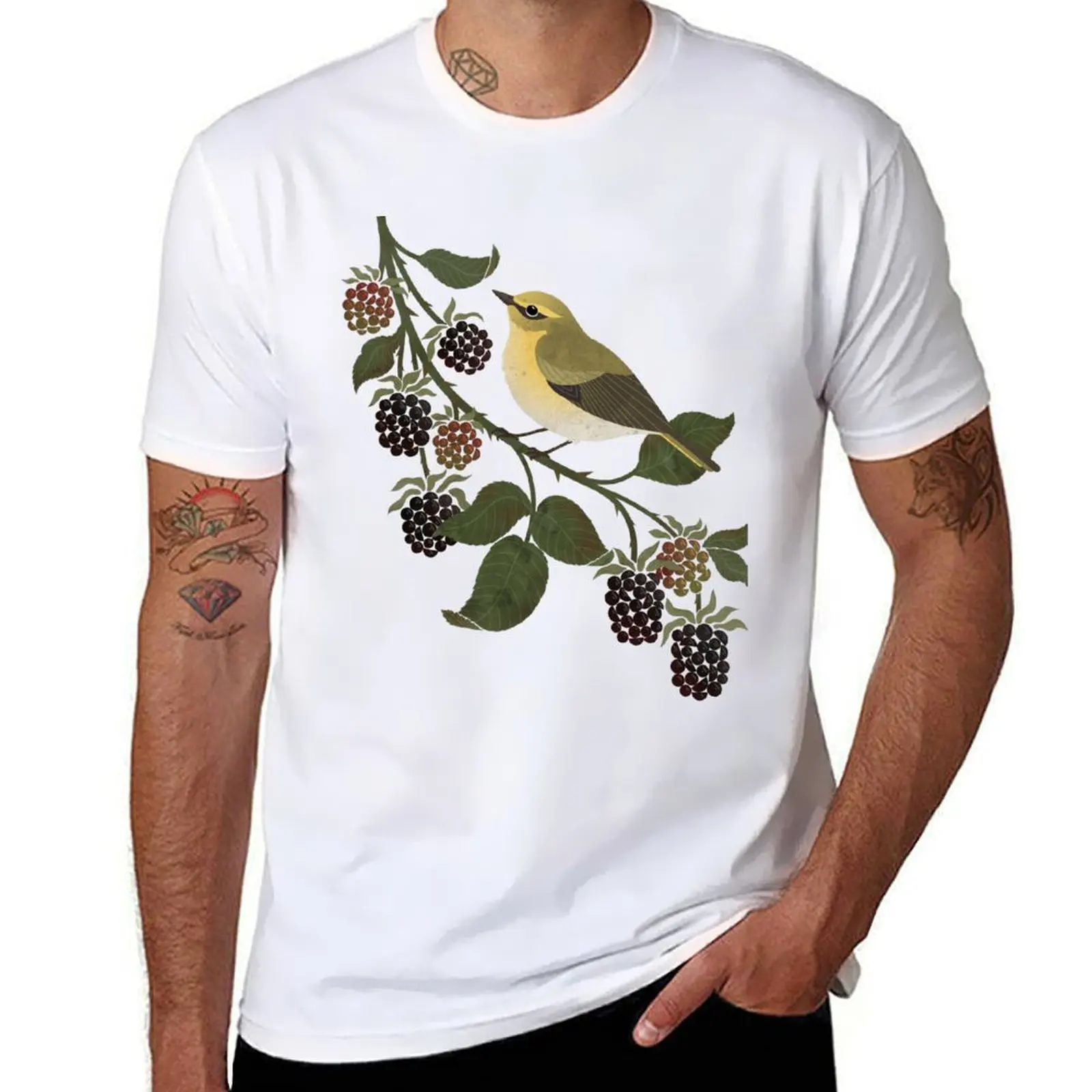 Chiffchaff in Blackberries T-Shirt man t shirts high quality luxury brand man t shirts for men T-Shirt
Chiffchaff in Blackberries T-Shirt man t shirts high quality luxury brand man t shirts for men T-Shirt