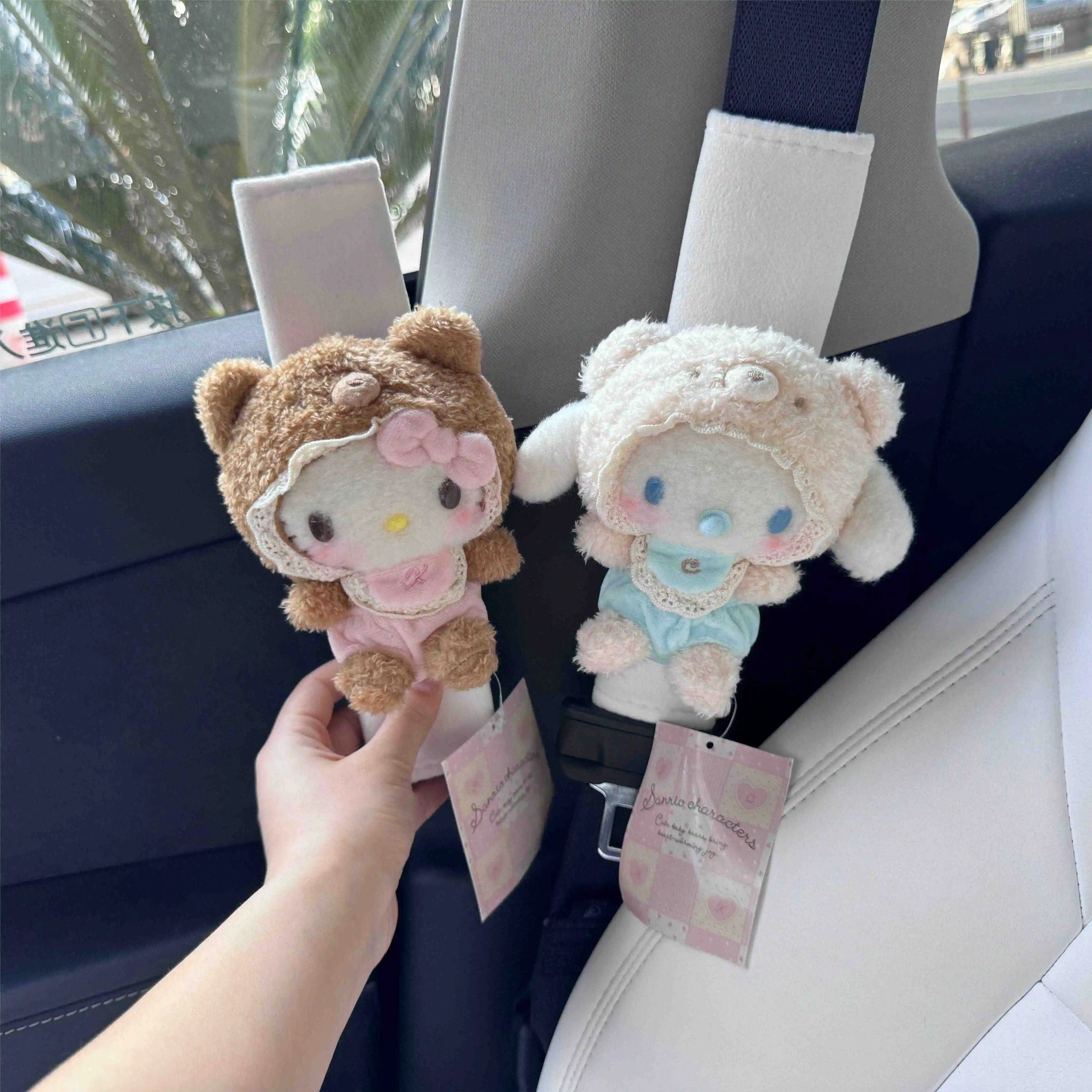 Sanrio Hello Kitty Car Seat Belt Cover Cute Cartoon Plush Car Protection Cover Auto Parts Decorations Seat Belt Ornament Supplie
Sanrio Hello Kitty Car Seat Belt Cover Cute Cartoon Plush Car Protection Cover Auto Parts Decorations Seat Belt Ornament Supplie