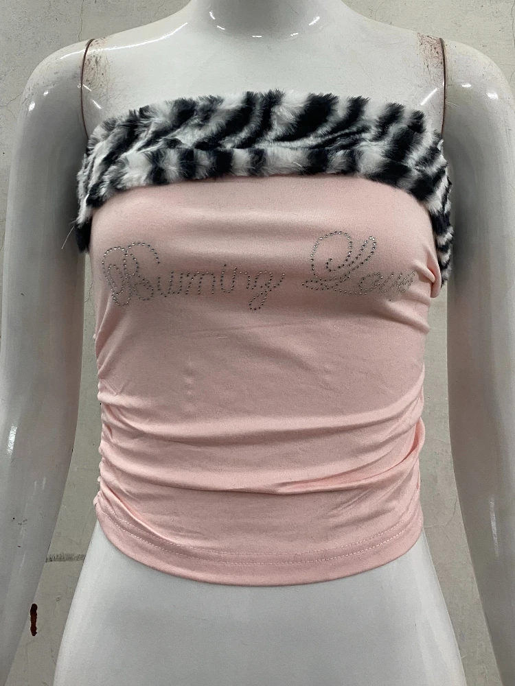 Soft and Spicy Design Sense Slim Fit Skinny Soft Leopard Sewing Navel Hot Girl Clothing for Women Tube Top Short Vest
Soft and Spicy Design Sense Slim Fit Skinny Soft Leopard Sewing Navel Hot Girl Clothing for Women Tube Top Short Vest